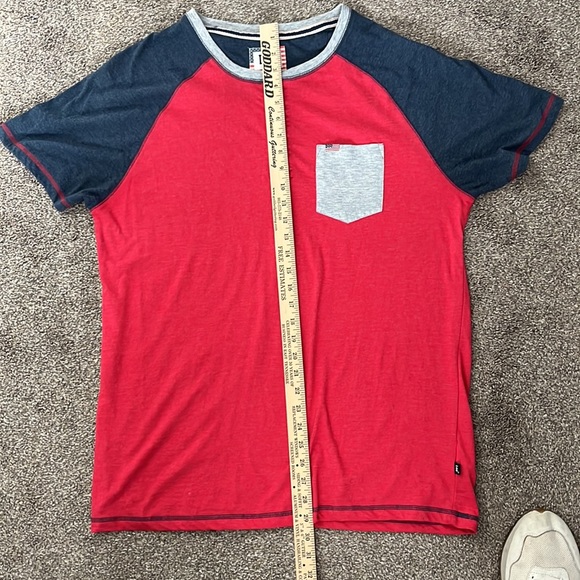 NWOT Lee Baseball Henley USA size Large - Picture 9 of 9